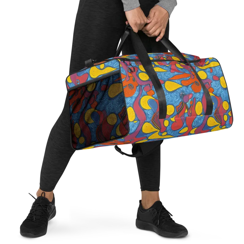 Surreal Splash on Duffle Bag — Right Front