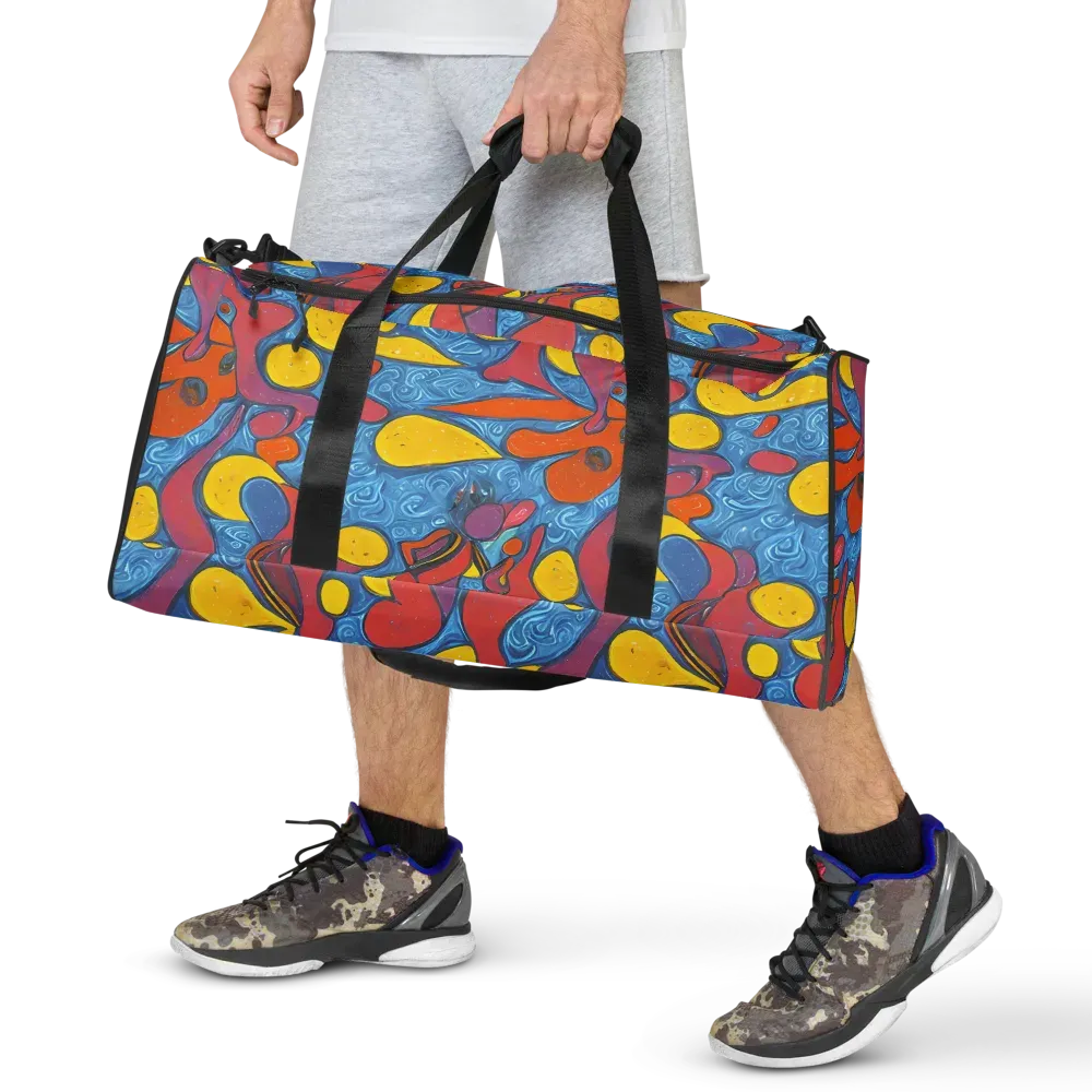 Surreal Splash on Duffle Bag — Front