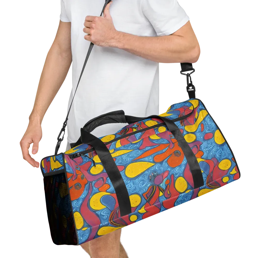 Surreal Splash on Duffle Bag — Right Front