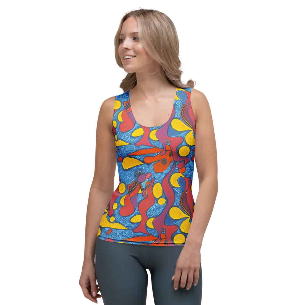 Surreal Splash on Women's Tank Top — Front