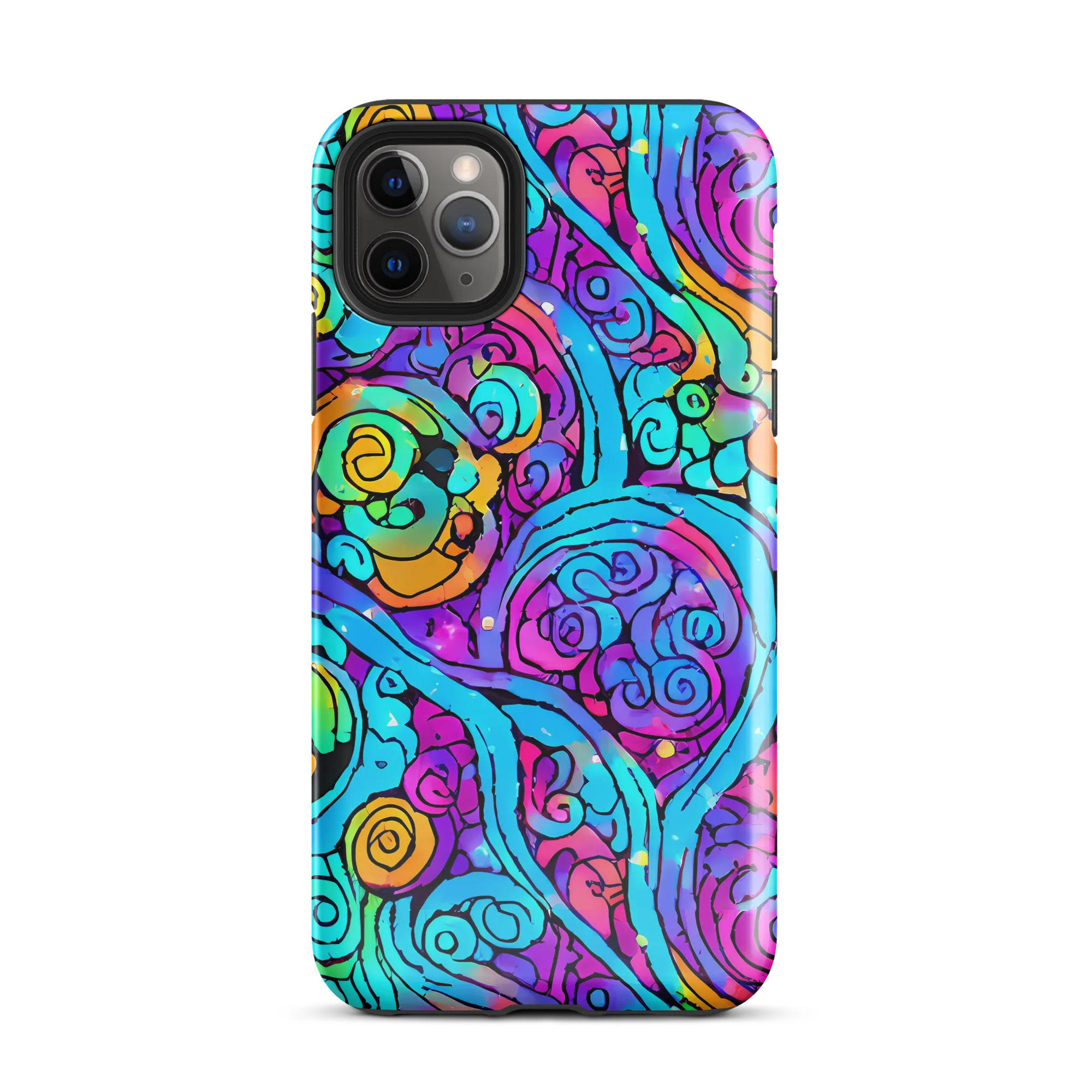 Colorstorm Spirals on Tough Case for iPhone® — Front