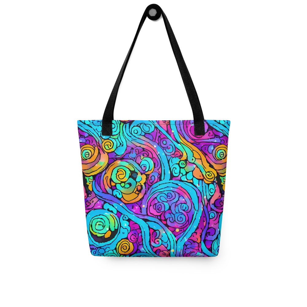 Colorstorm Spirals on Tote Bag — Front