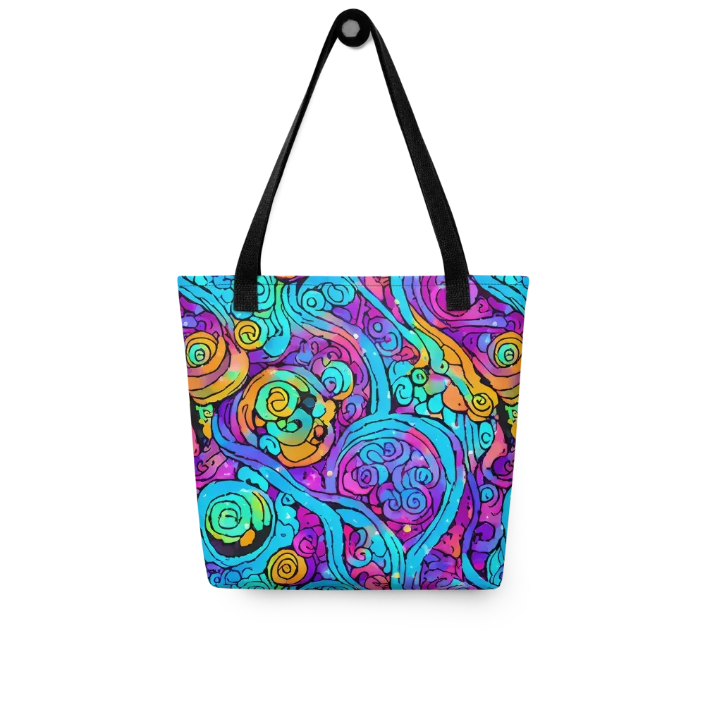 Colorstorm Spirals on Tote Bag — Front