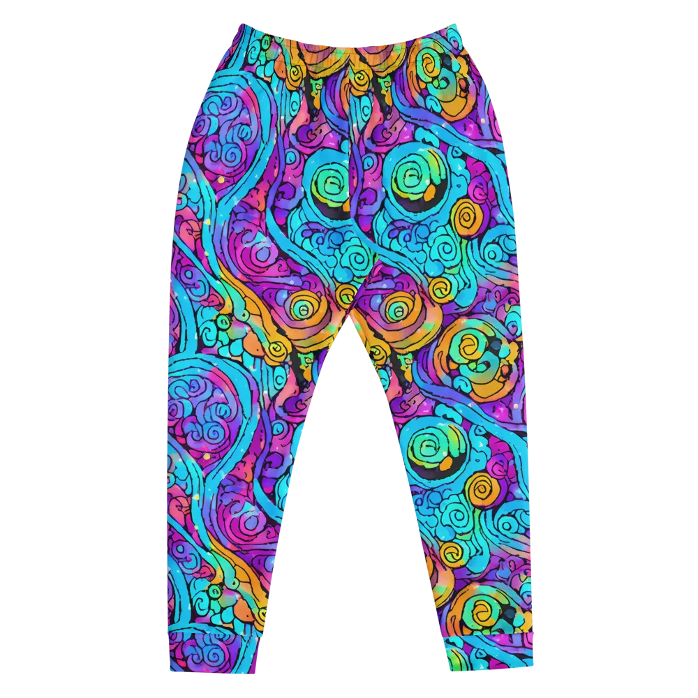Colorstorm Spirals on Men's Joggers — Front