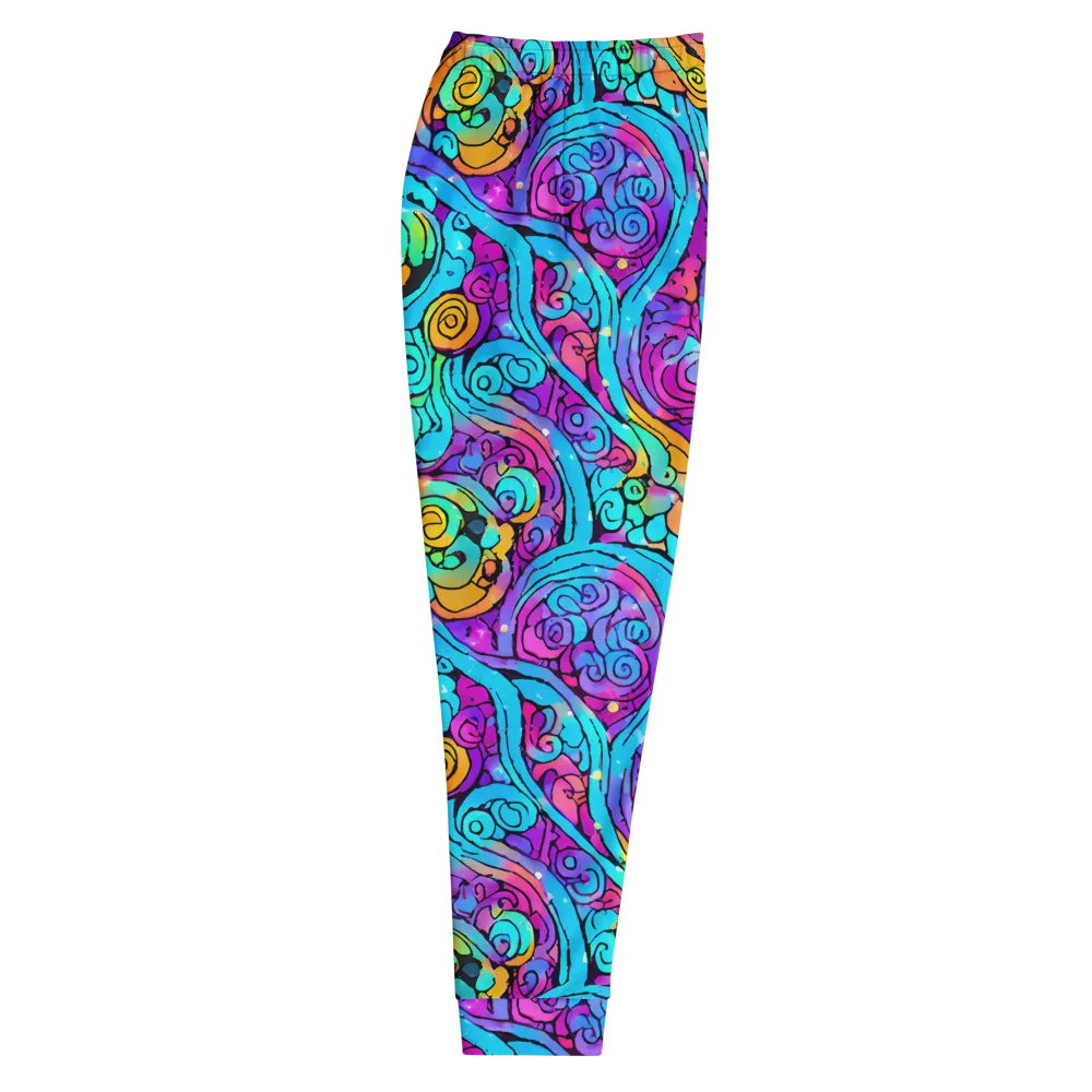 Colorstorm Spirals on Men's Joggers — Right