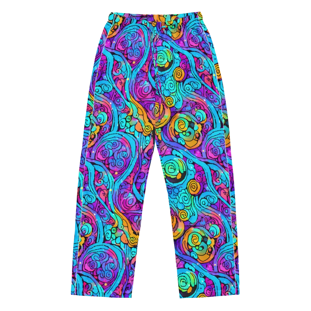 Colorstorm Spirals on Women's Pajama Pants — Front