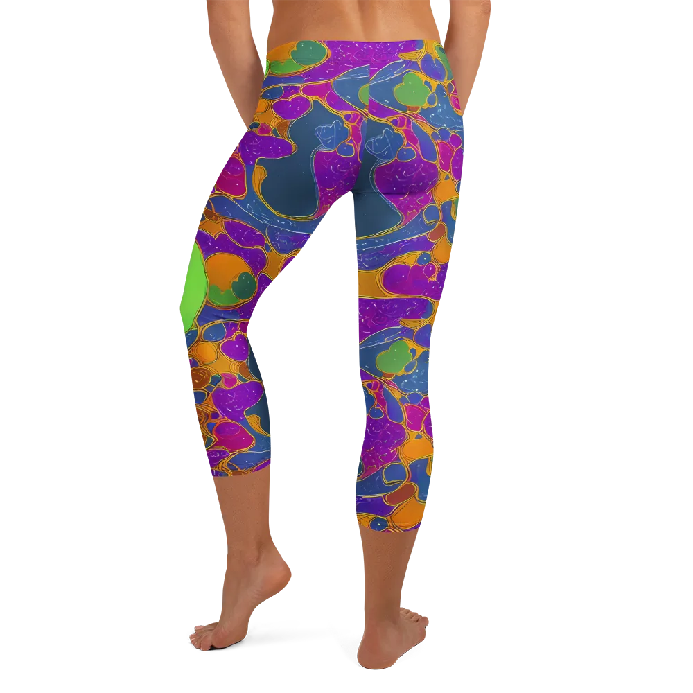 Vivid Bioform on Capri Leggings — Back