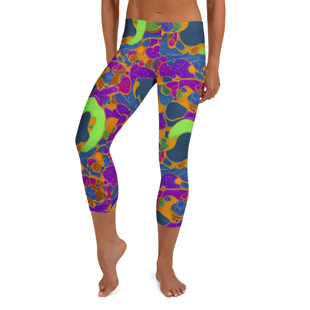 Vivid Bioform on Capri Leggings — Front