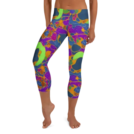 Vivid Bioform on a Capri Leggings