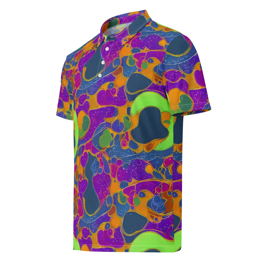 Vivid Bioform on Men's Slim Fit Polo Shirt — Left Front