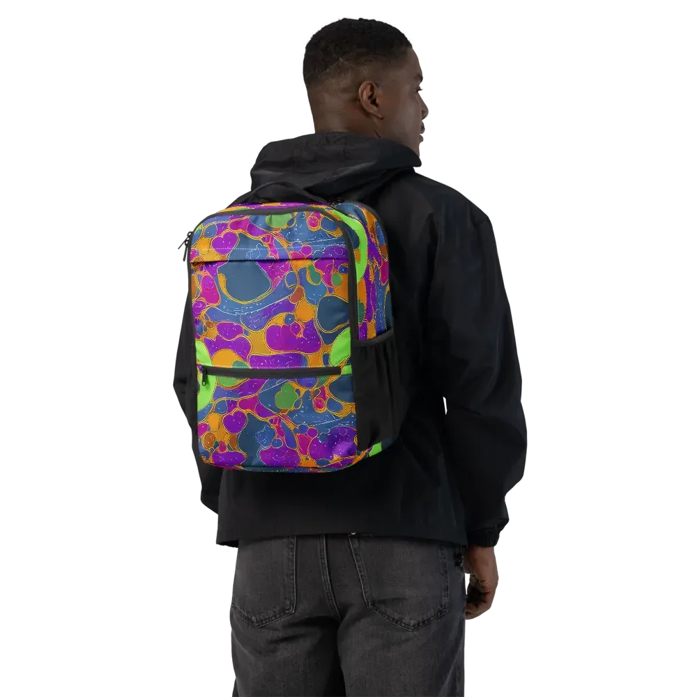 Vivid Bioform on Utility Backpack — Back