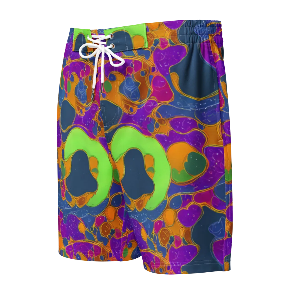 Vivid Bioform on Men's Board Shorts — Front
