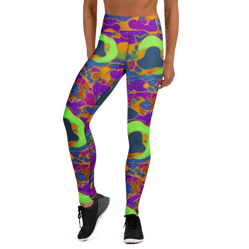 Vivid Bioform on Yoga Leggings — Front