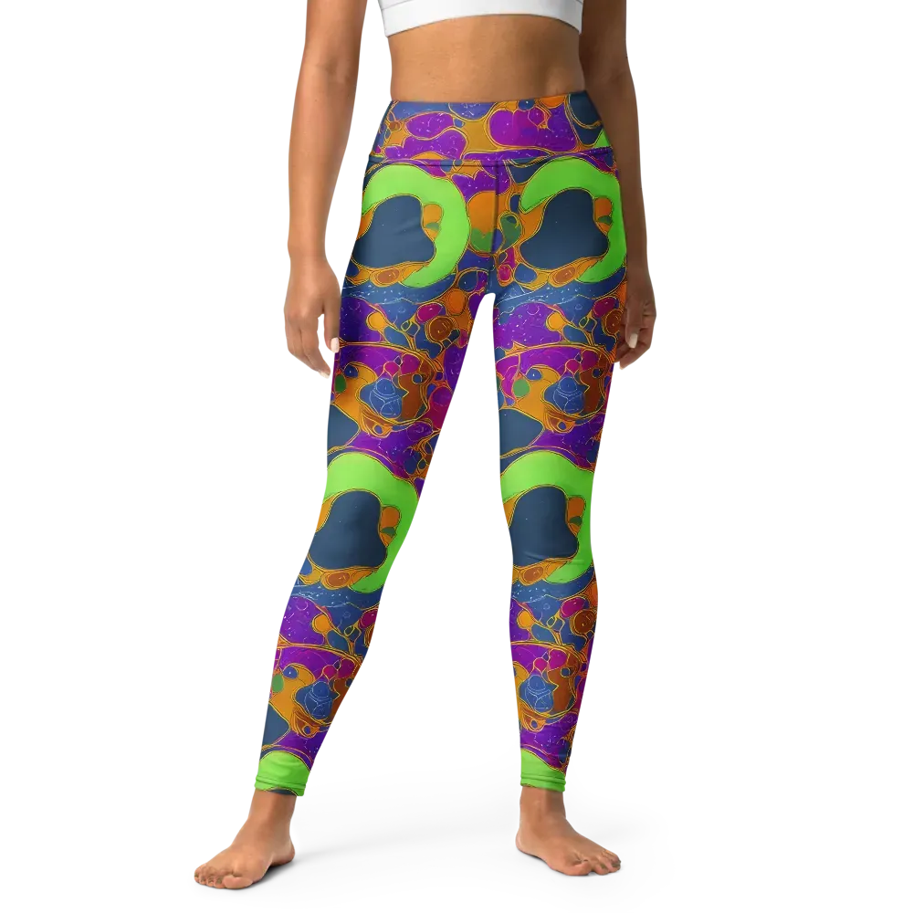 Vivid Bioform on Yoga Leggings — Front