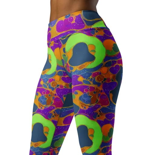 Vivid Bioform on a Yoga Leggings