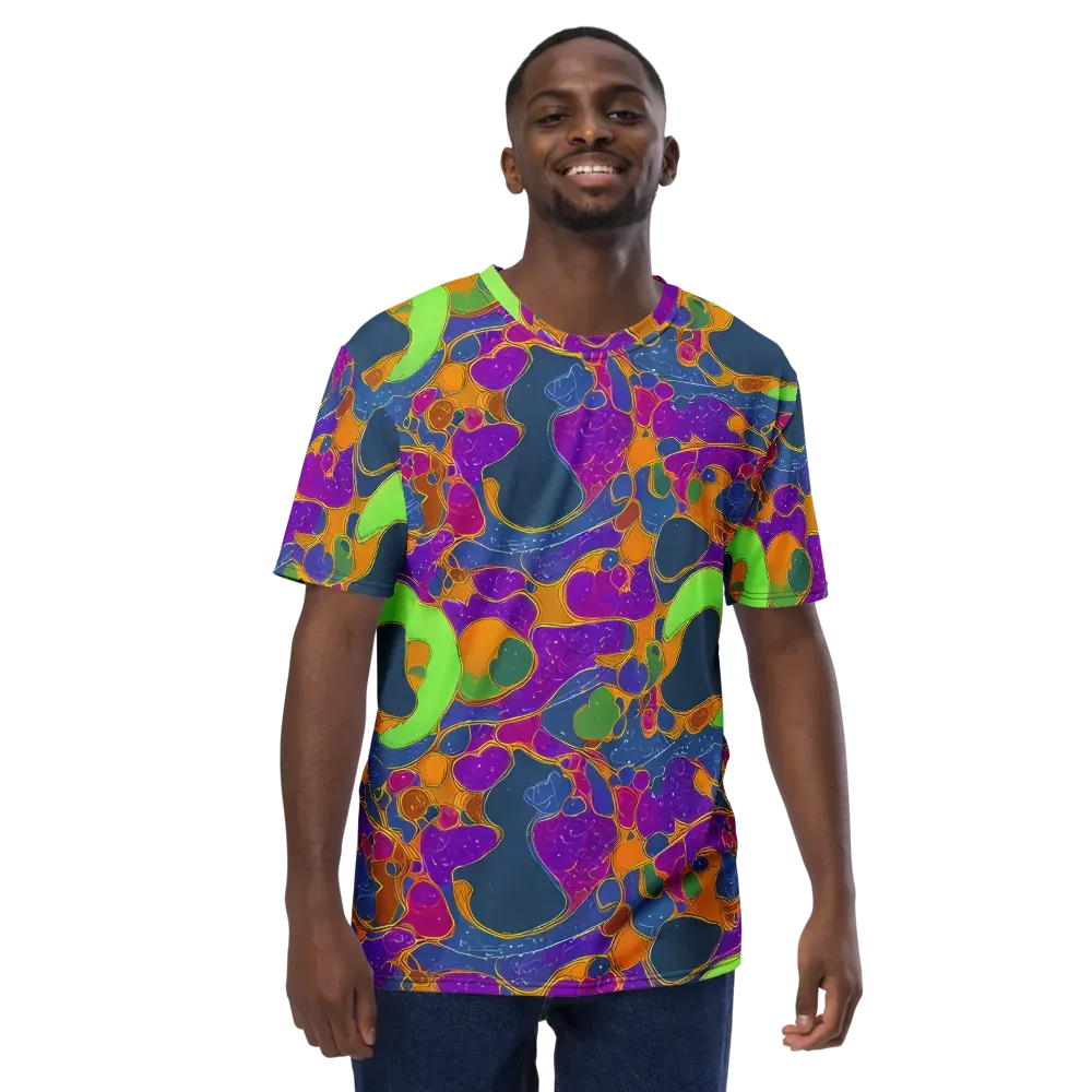 Vivid Bioform on Men's Crew Neck T-Shirt — Front