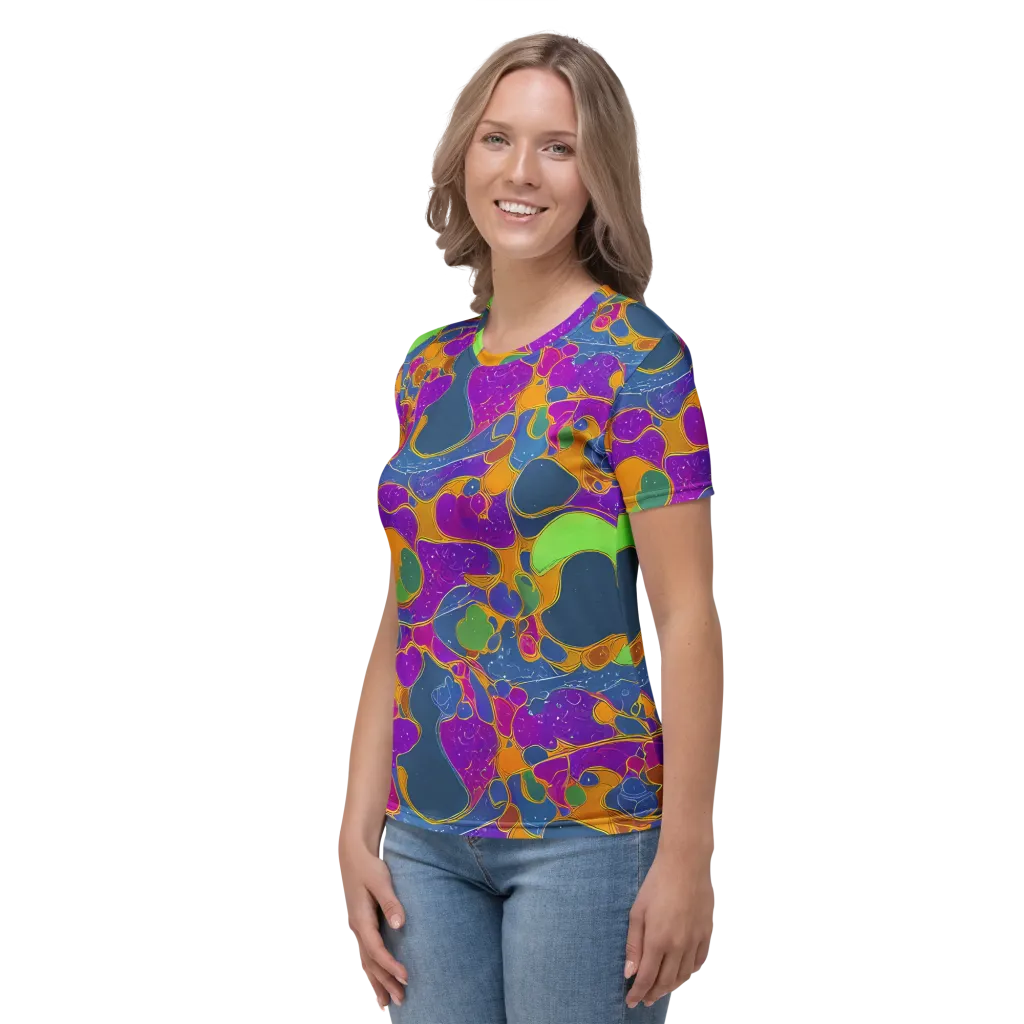 Vivid Bioform on Women's Crew Neck T-Shirt — Left
