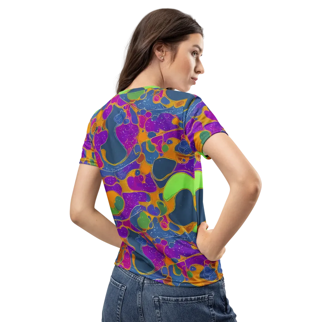 Vivid Bioform on Women's Crew Neck T-Shirt — Back