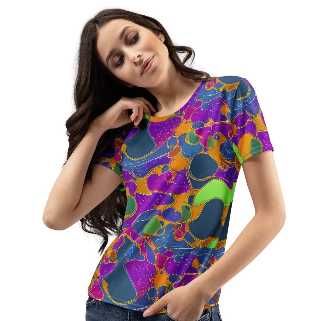 Vivid Bioform on Women's Crew Neck T-Shirt — Left Front