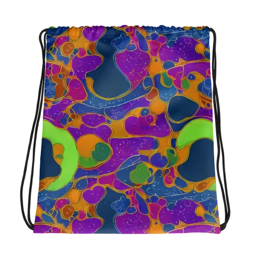 Vivid Bioform on a Drawstring Bag