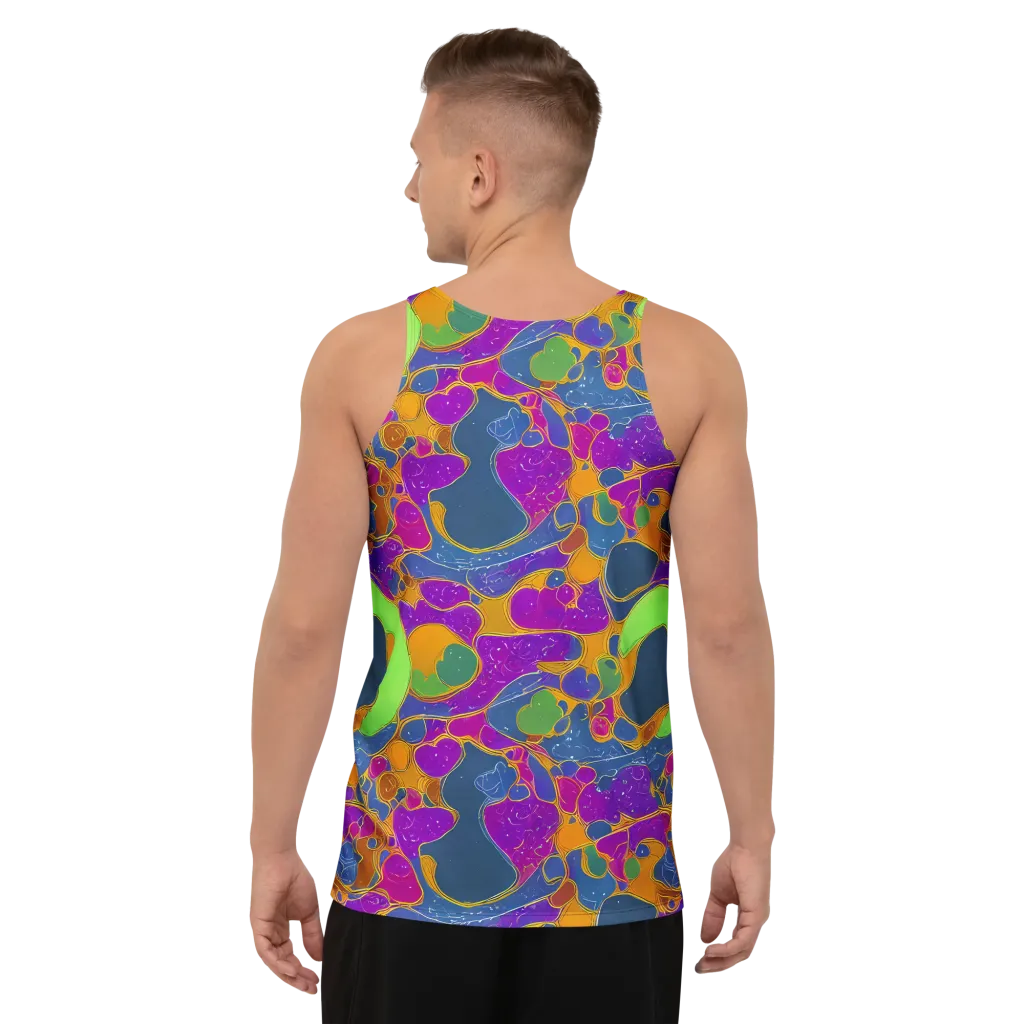 Vivid Bioform on Men's Tank Top — Back