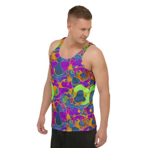 Vivid Bioform on a Men's Tank Top