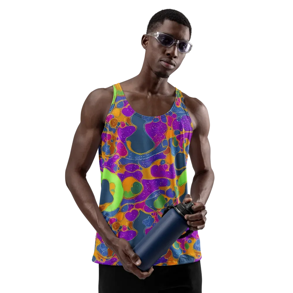 Vivid Bioform on Men's Tank Top — Front