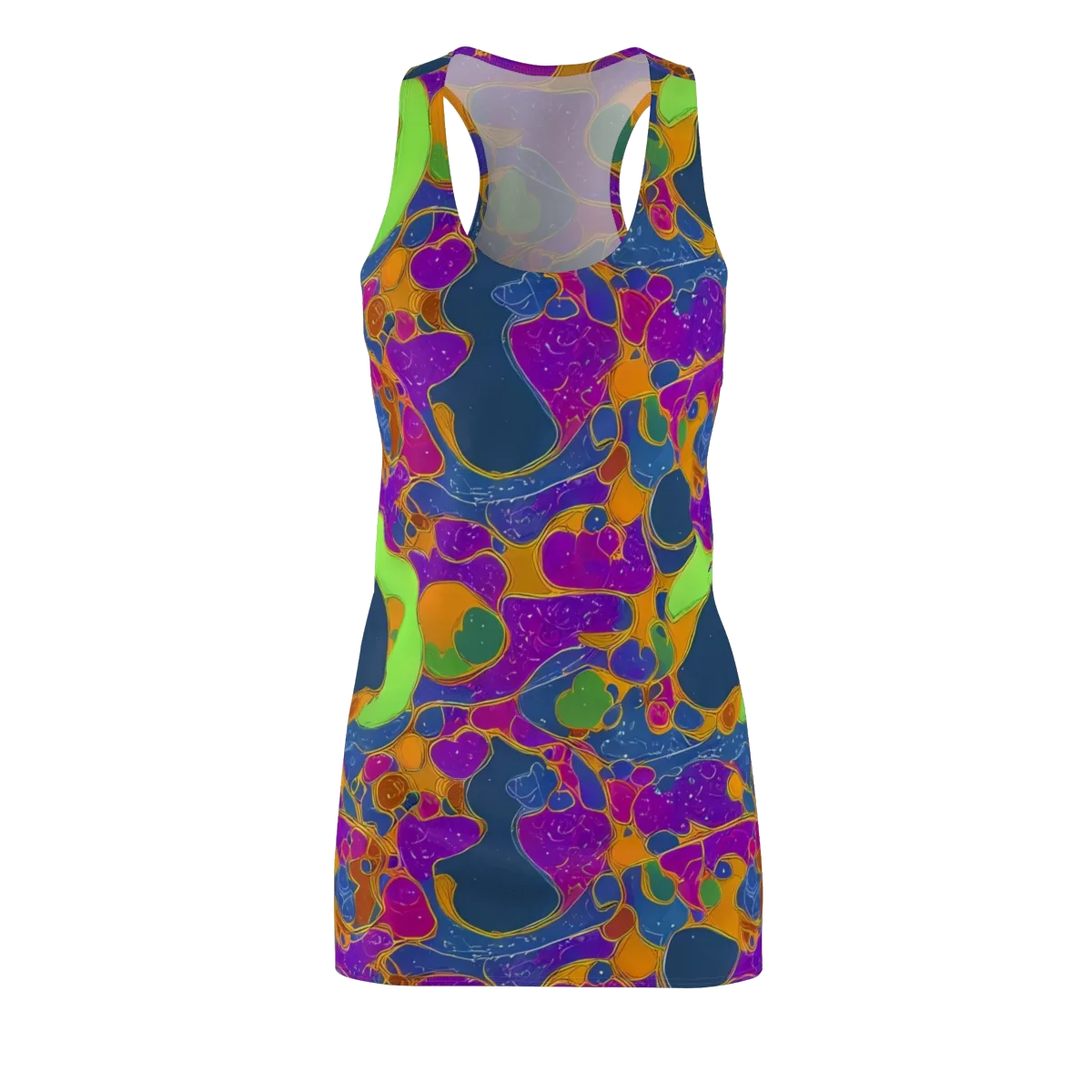 Vivid Bioform on Racerback Dress — Front