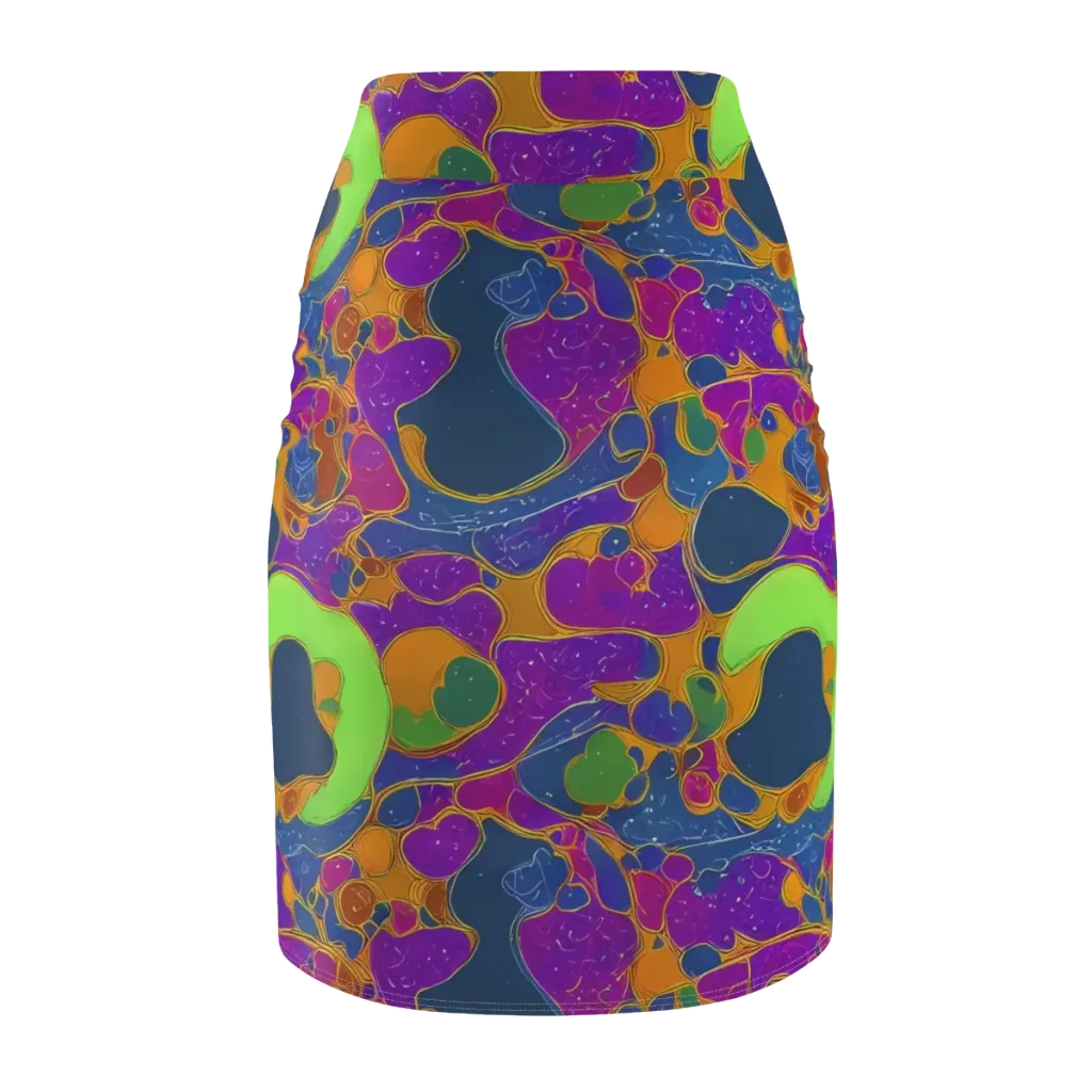Vivid Bioform on Pencil Skirt — Back