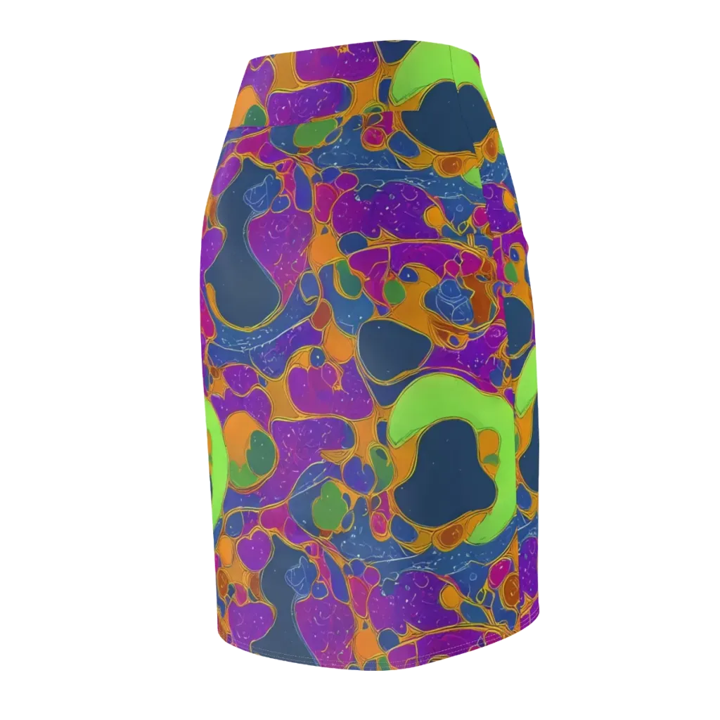 Vivid Bioform on Pencil Skirt — Back Side