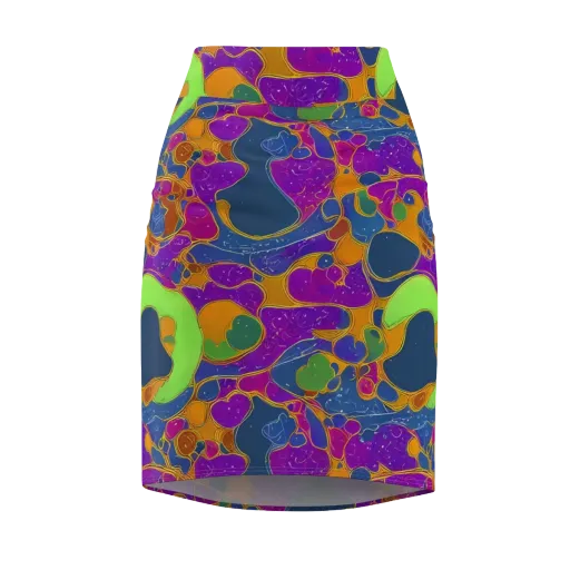 Vivid Bioform on a Pencil Skirt