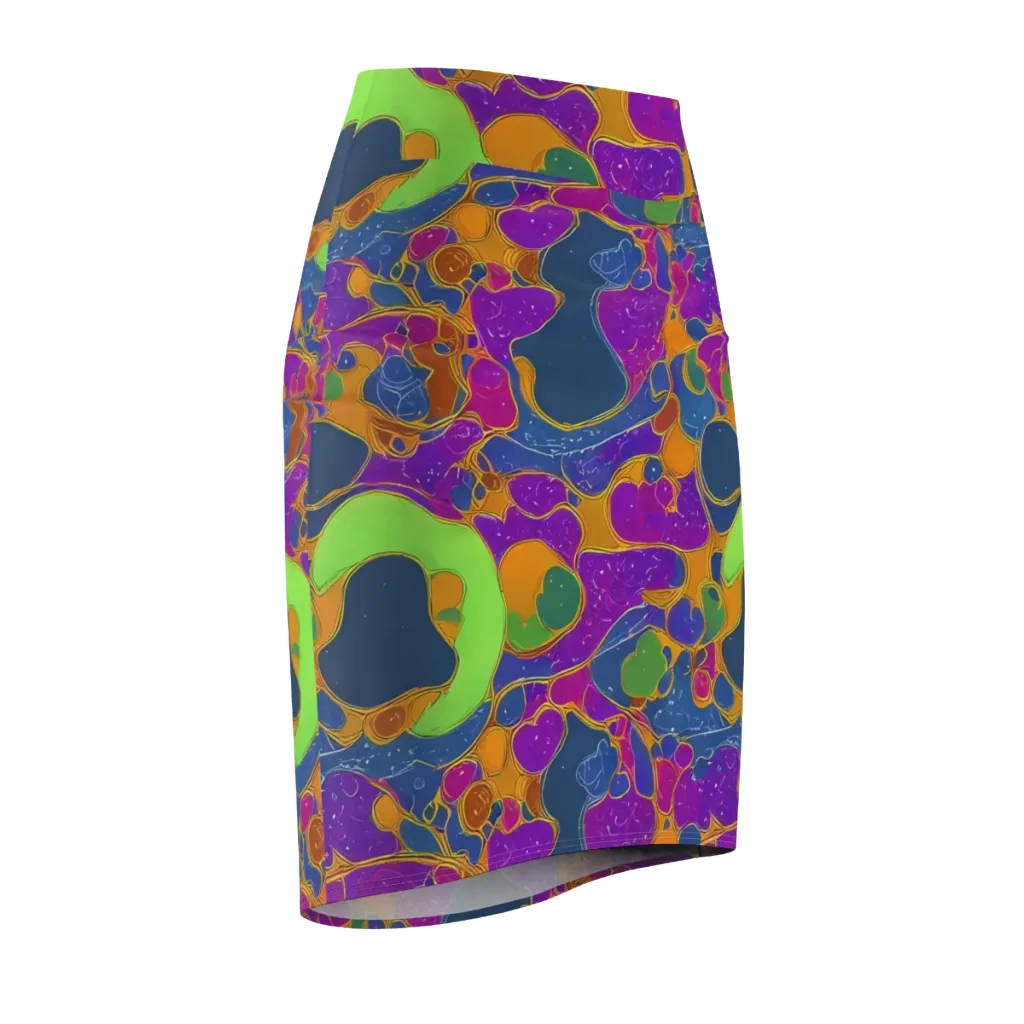 Vivid Bioform on Pencil Skirt — Front Side