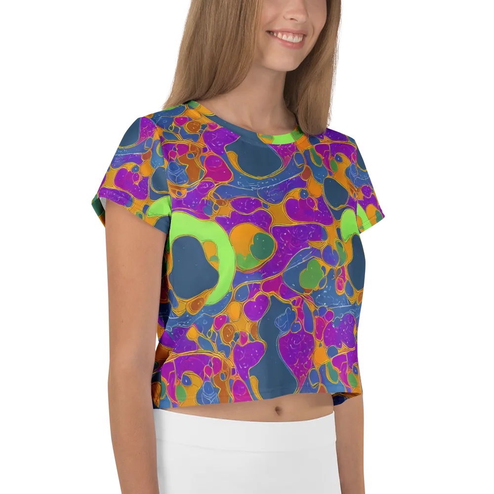 Vivid Bioform on Crop Tee — Right