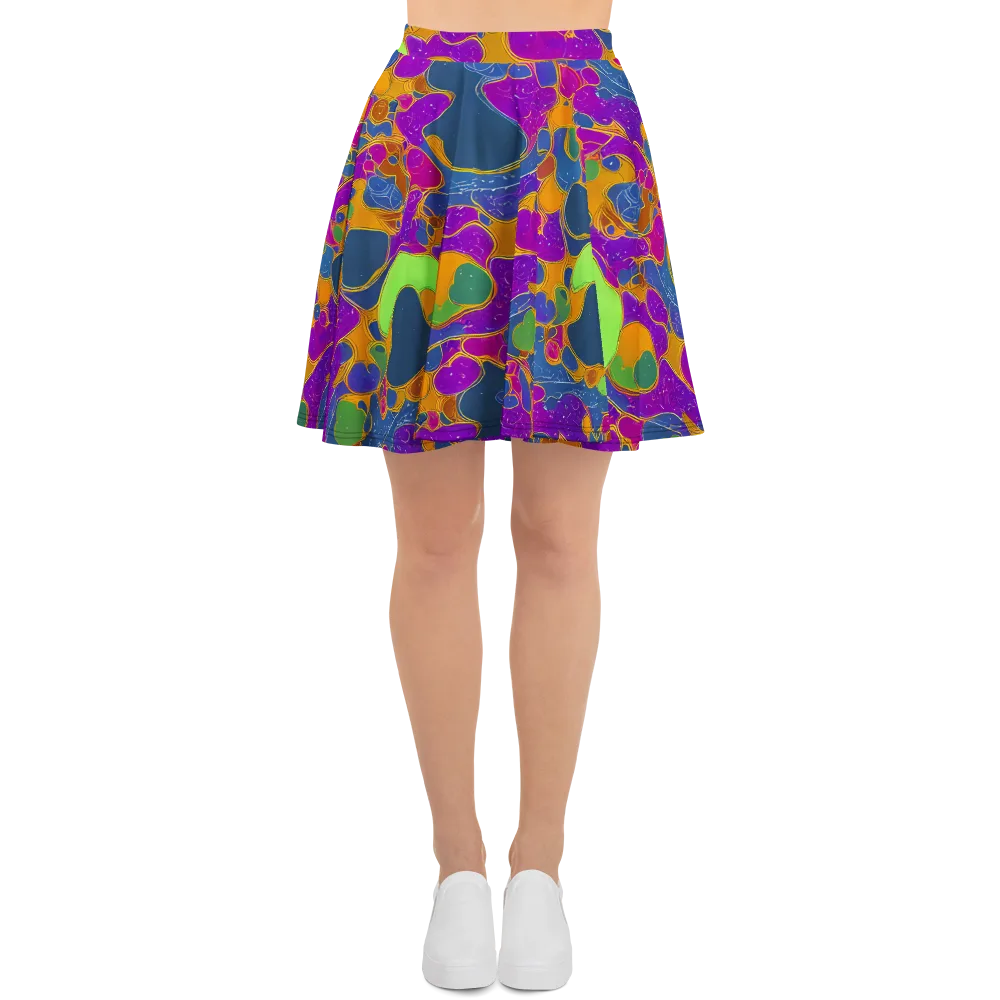 Vivid Bioform on Skater Skirt — Front