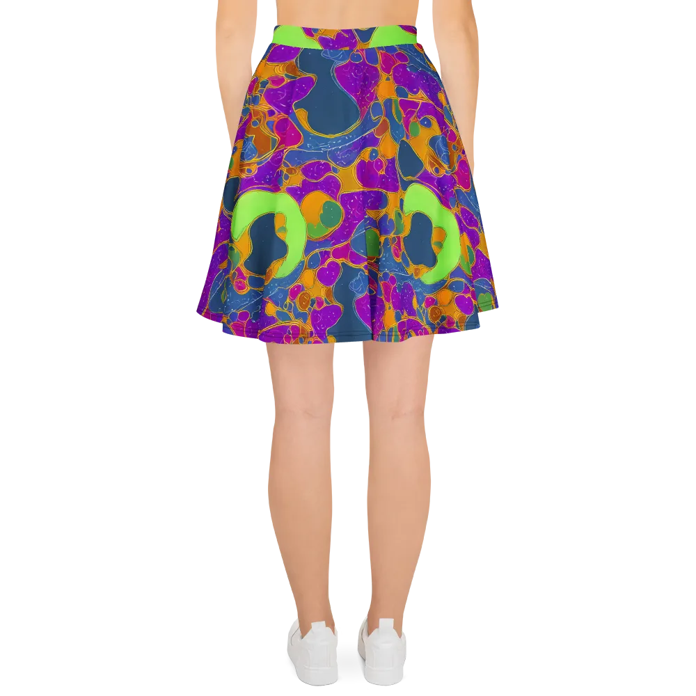Vivid Bioform on Skater Skirt — Back
