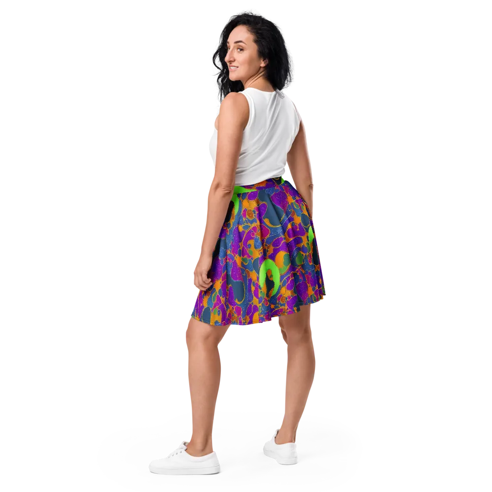 Vivid Bioform on Skater Skirt — Back