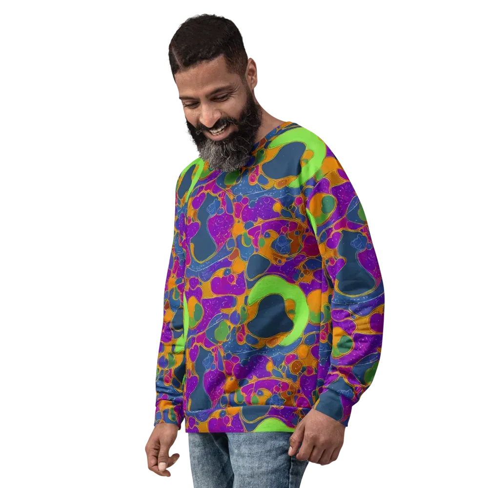 Vivid Bioform on Sweatshirt — Left Front