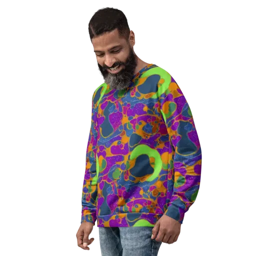 Vivid Bioform on a Sweatshirt