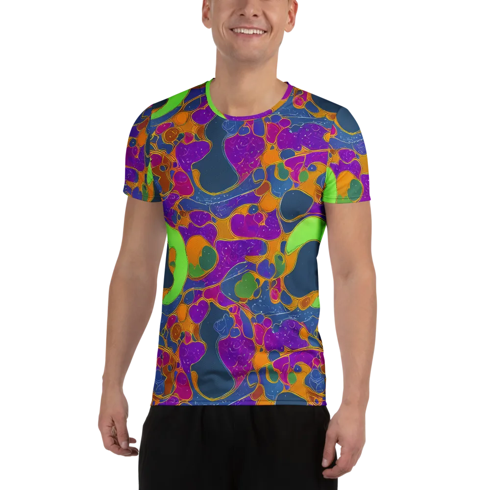 Vivid Bioform on Men's Athletic T-Shirt — Front