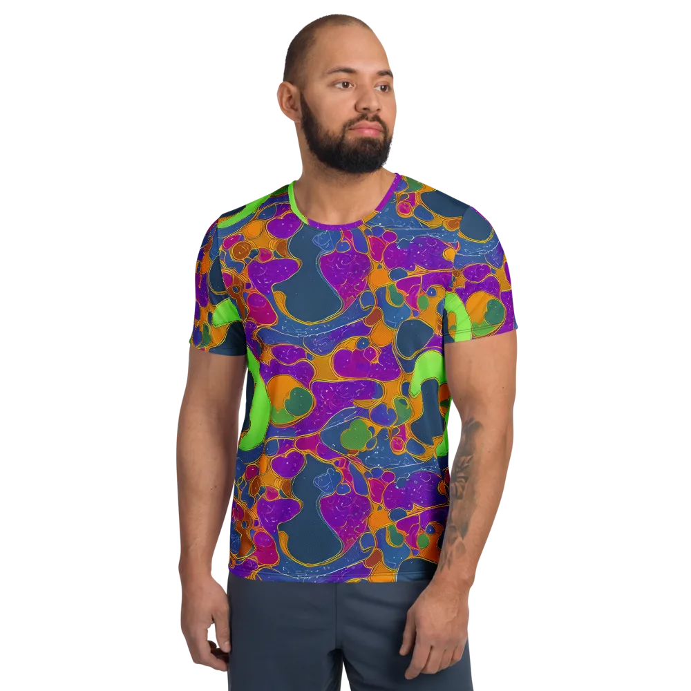 Vivid Bioform on Men's Athletic T-Shirt — Front