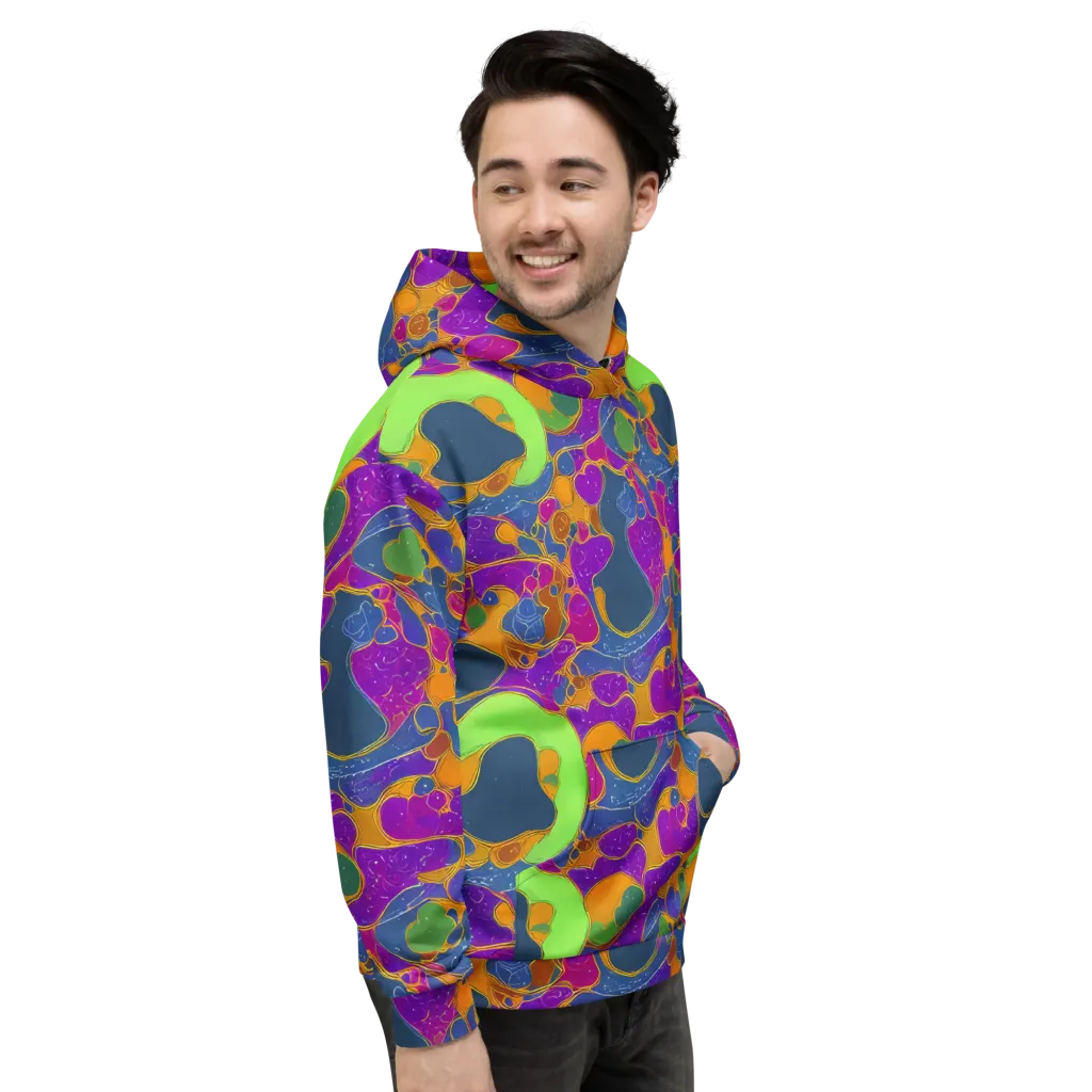 Vivid Bioform on Hoodie — Right