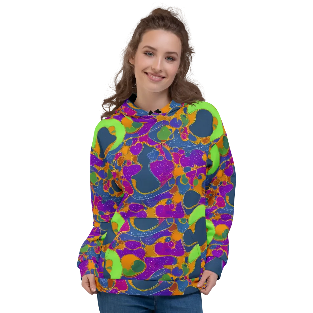 Vivid Bioform on Hoodie — Front
