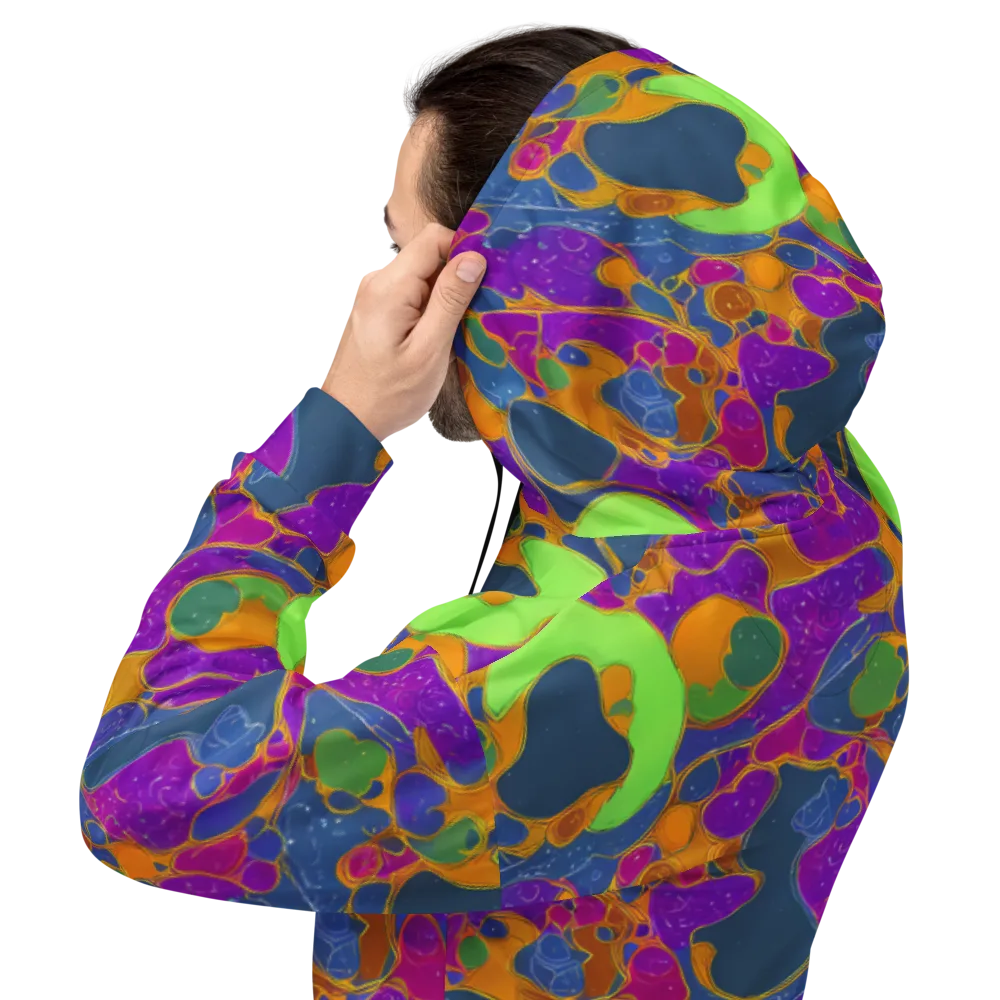 Vivid Bioform on Hoodie — Back