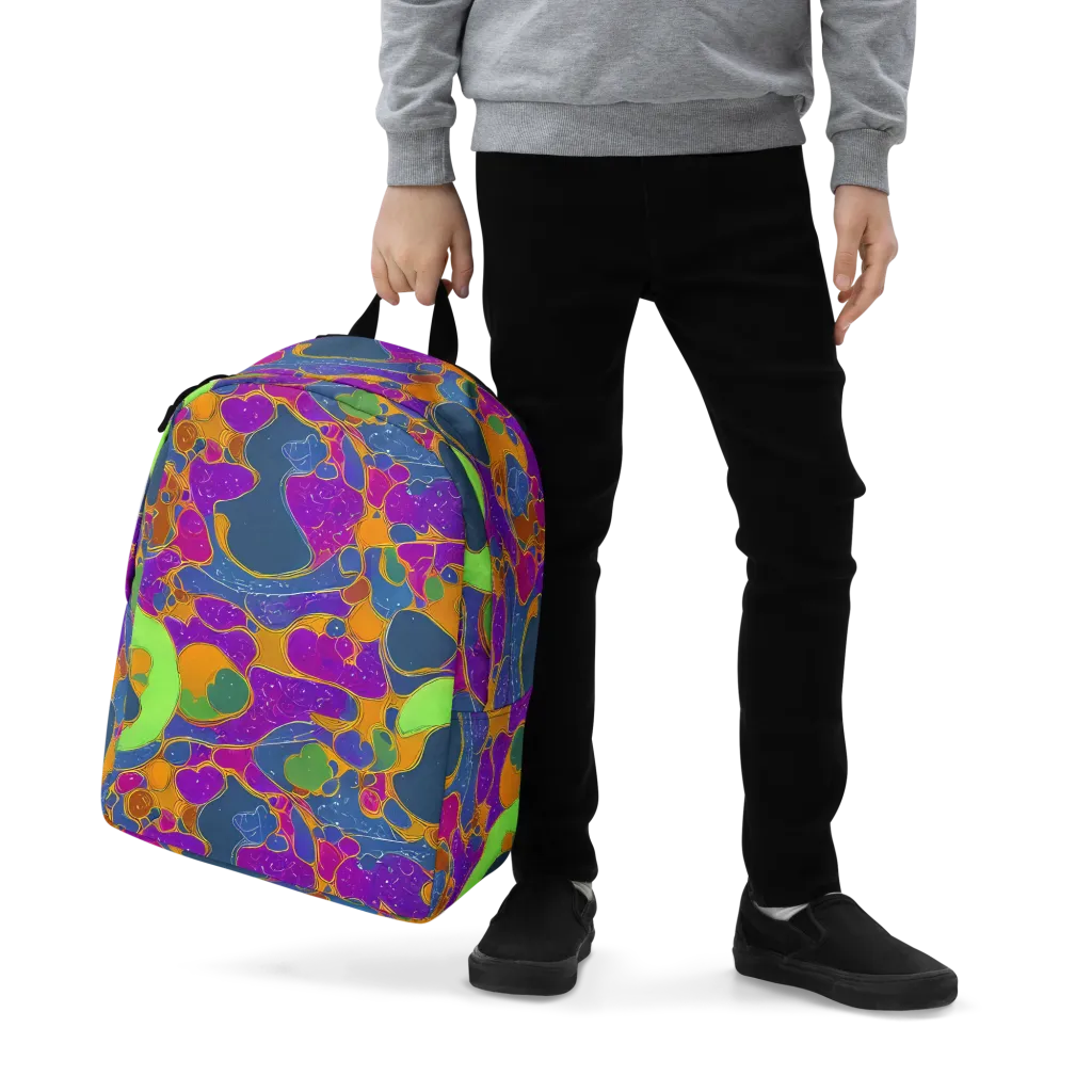 Vivid Bioform on Minimalist Backpack — Zoomed-in
