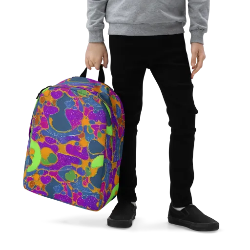 Vivid Bioform on a Minimalist Backpack