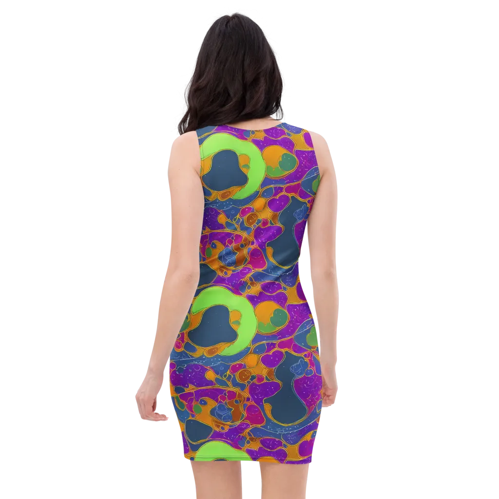 Vivid Bioform on Bodycon Dress — Back