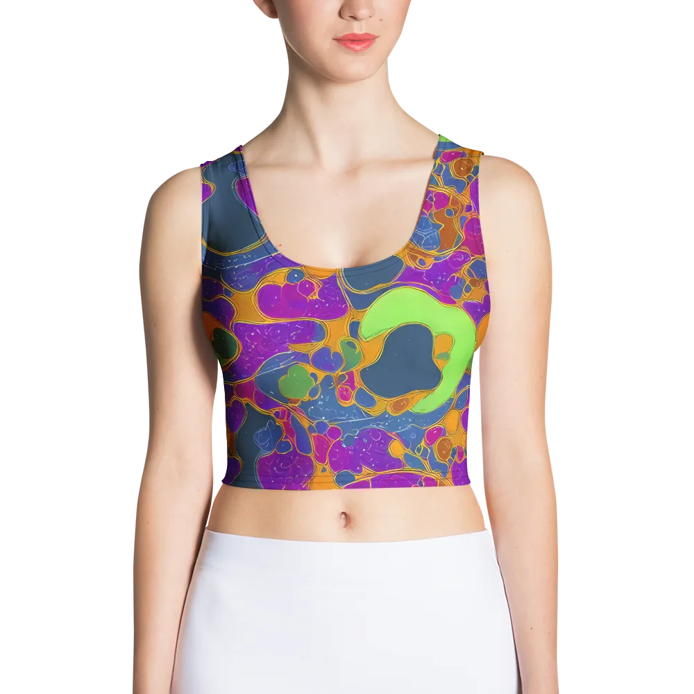 Vivid Bioform on Crop Top — Front