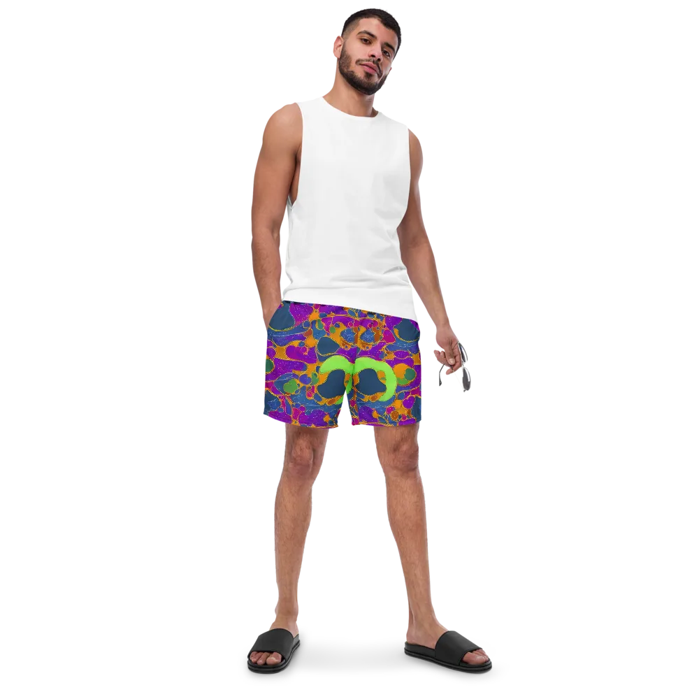 Vivid Bioform on Swim Trunks — Front