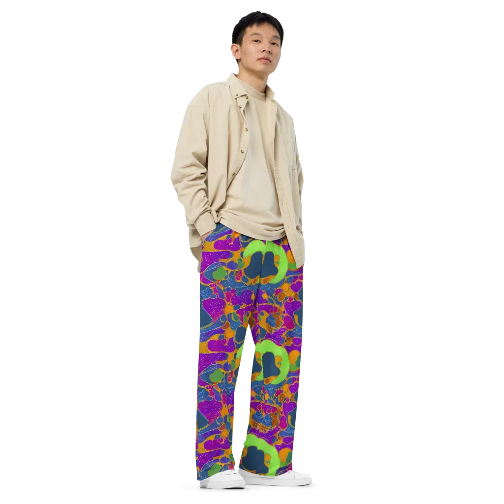 Vivid Bioform on Wide-Leg Pants — Right Front