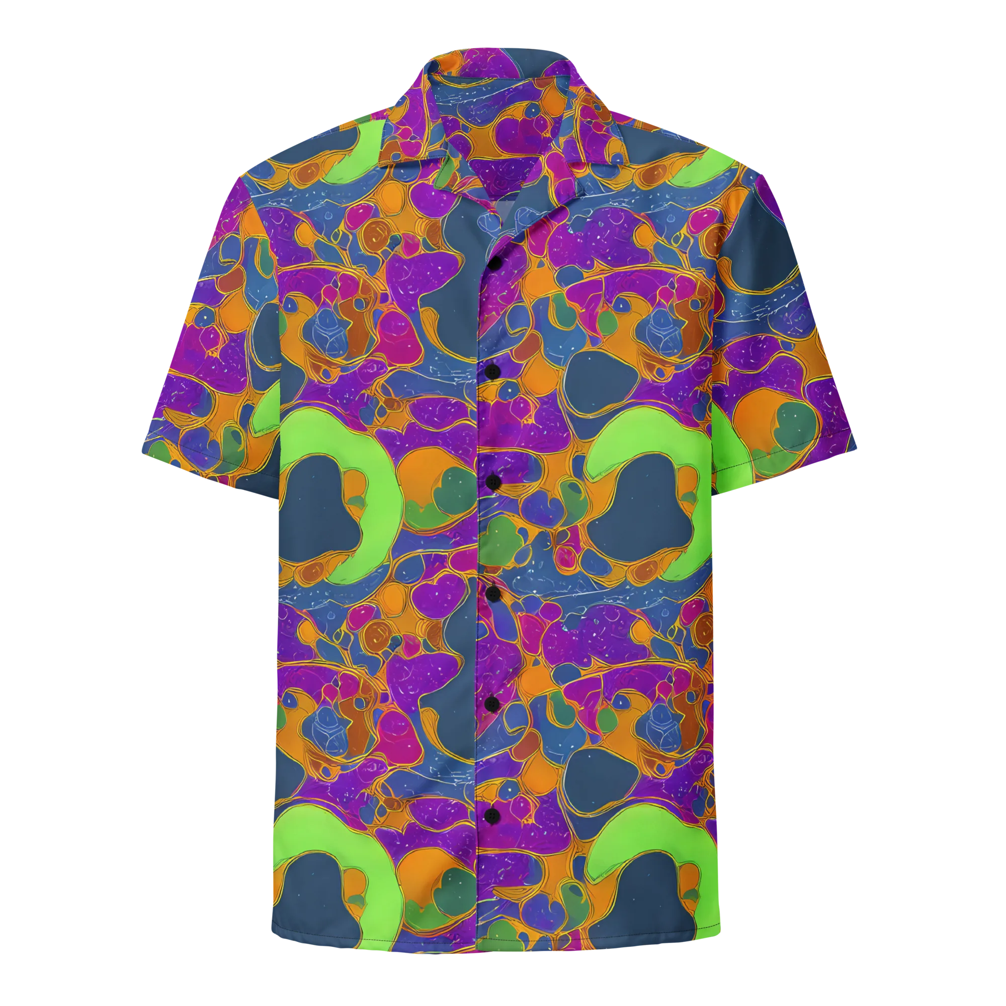 Vivid Bioform on Button Shirt — Front